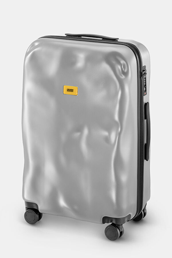 Icon Medium Silver Suitcase 3