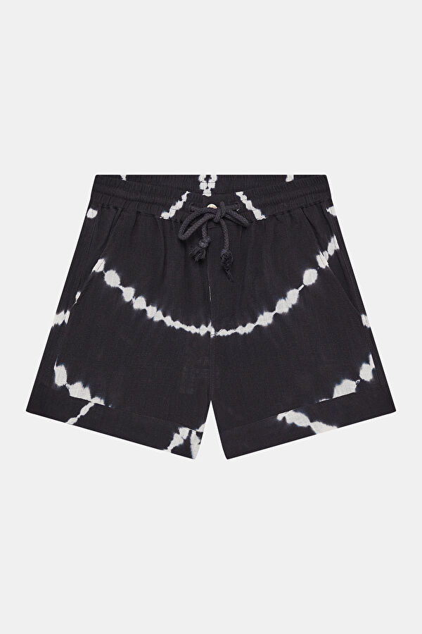 Anthracite Patterned Women's Shorts