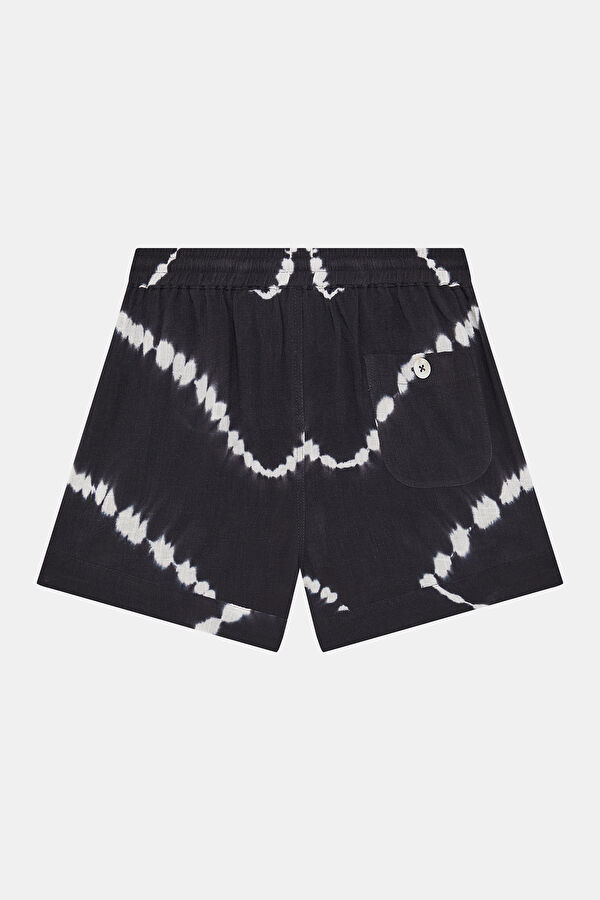 Anthracite Patterned Women's Shorts 2