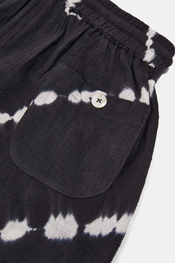 Anthracite Patterned Women's Shorts 4