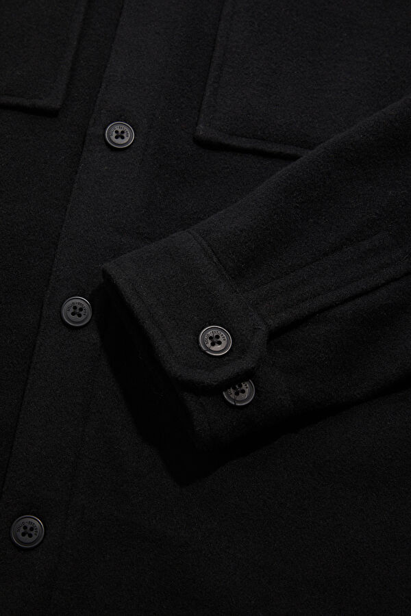 Relax Fit Black Men's Shirt 4