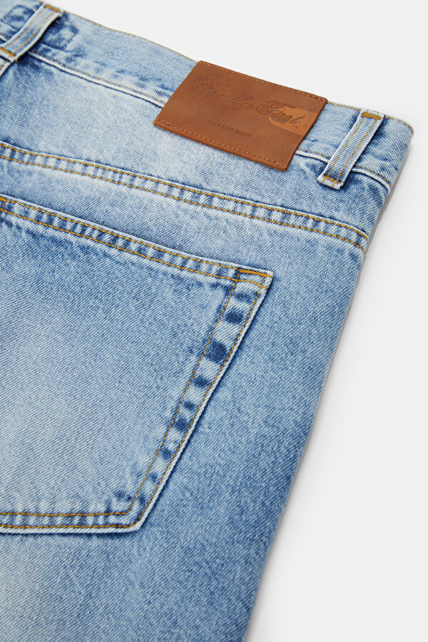 Relax Kalıp İndigo Straight Erkek Jean Pantolon 8