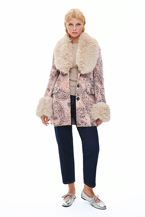Rose Pink Women's Coat 3