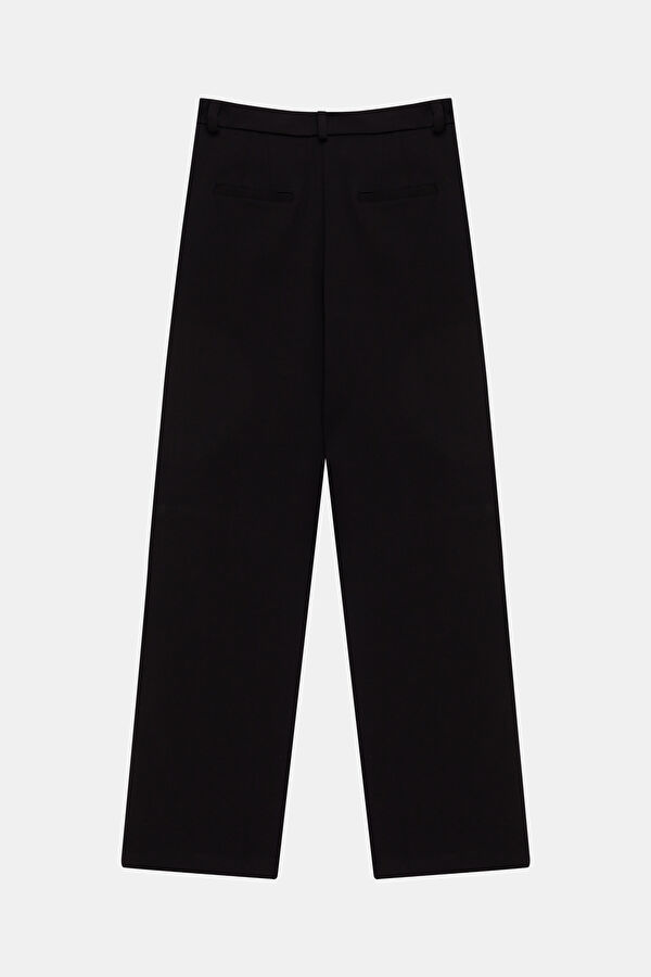 Black Wide Leg Women's Trousers 2