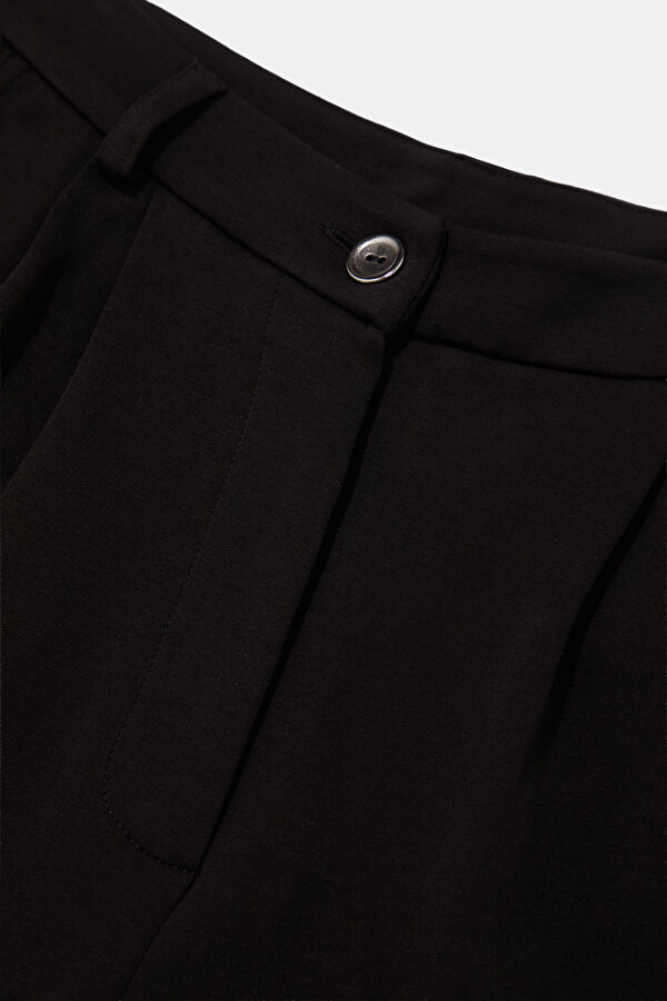 Black Wide Leg Women's Trousers 3
