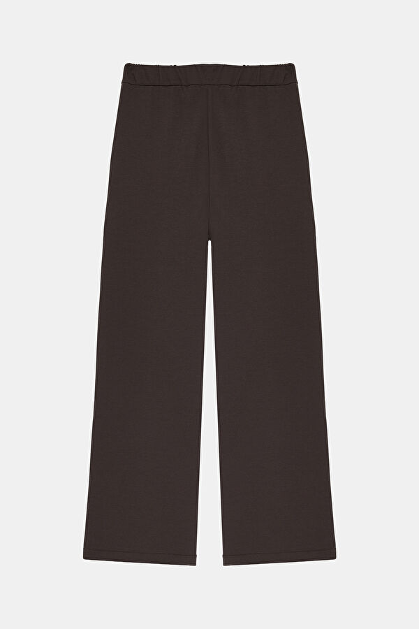 Plum Wide Leg Women's Trousers 2