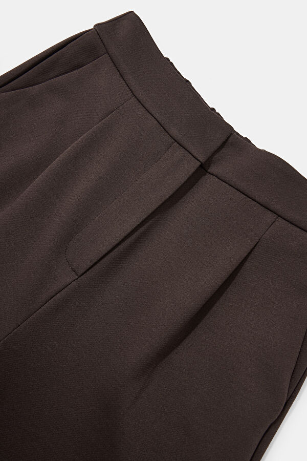 Plum Wide Leg Women's Trousers 3