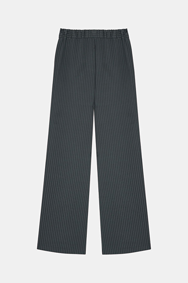 White Wide Leg Modal Women's Trousers 2