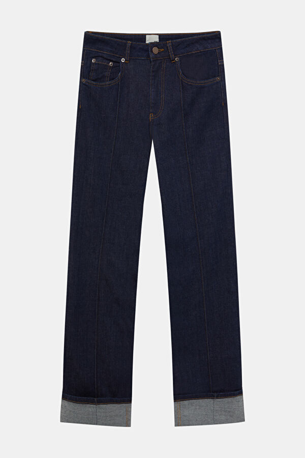 Indigo Wide Leg Women's Trousers