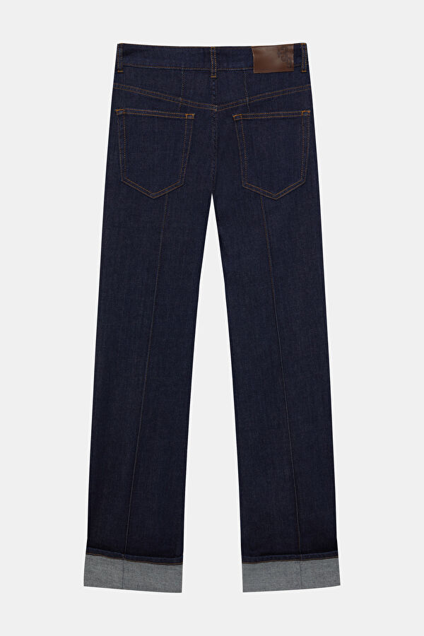 Indigo Wide Leg Women's Trousers 2