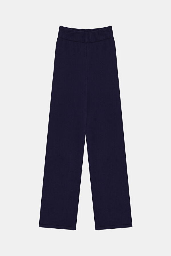 Indigo Wide Leg Viscose Women's Trousers