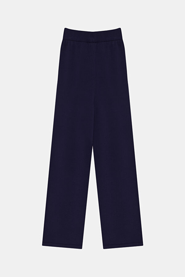 Indigo Wide Leg Viscose Women's Trousers 2