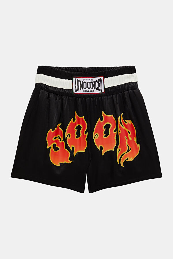 Anthracite Printed Men's Shorts