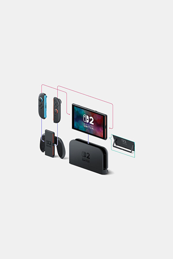 Nintendo Switch 2 Konsol Mario Kart World Siyah 8