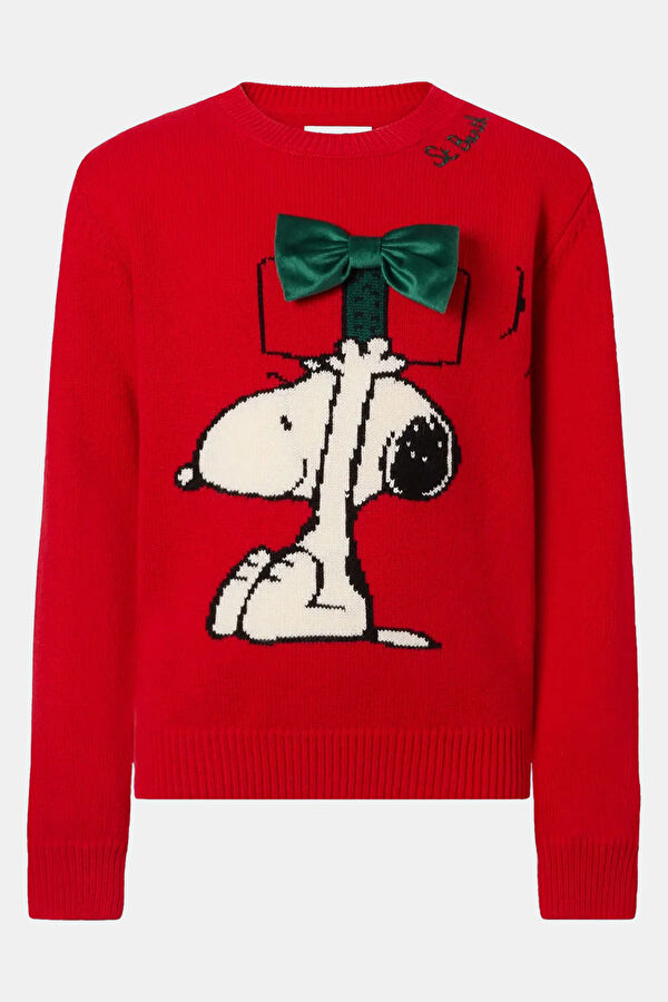 Red Crew Neck Kids Sweatshirt