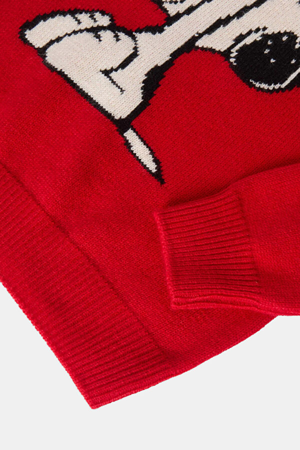 Red Crew Neck Kids Sweatshirt 4