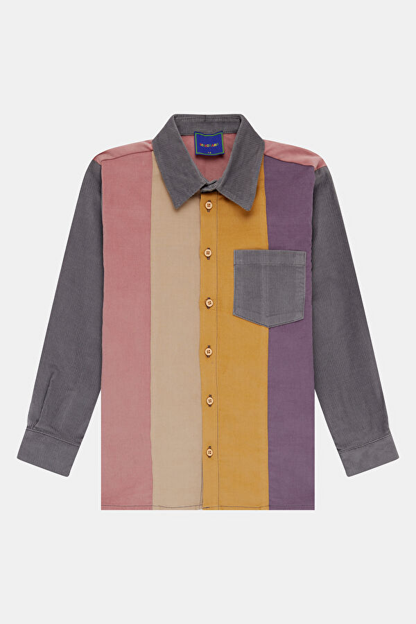 Multicolored Patterned Kids Shirt