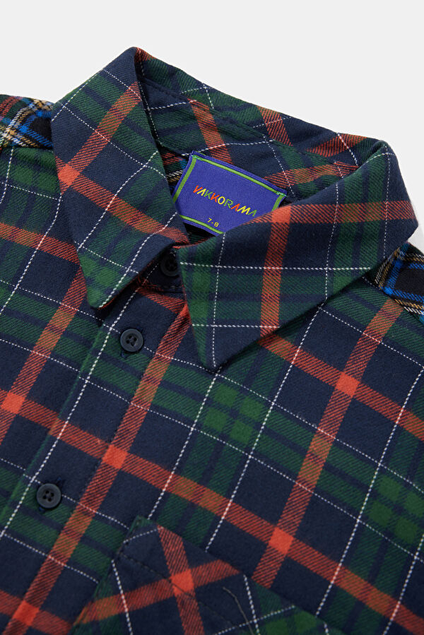 Multicolored Patterned Kids Shirt 3