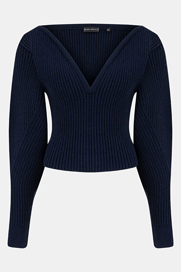 Navy Wool Sweater
