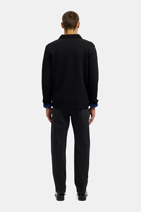 Black Zip-Up Men's Jacket 3