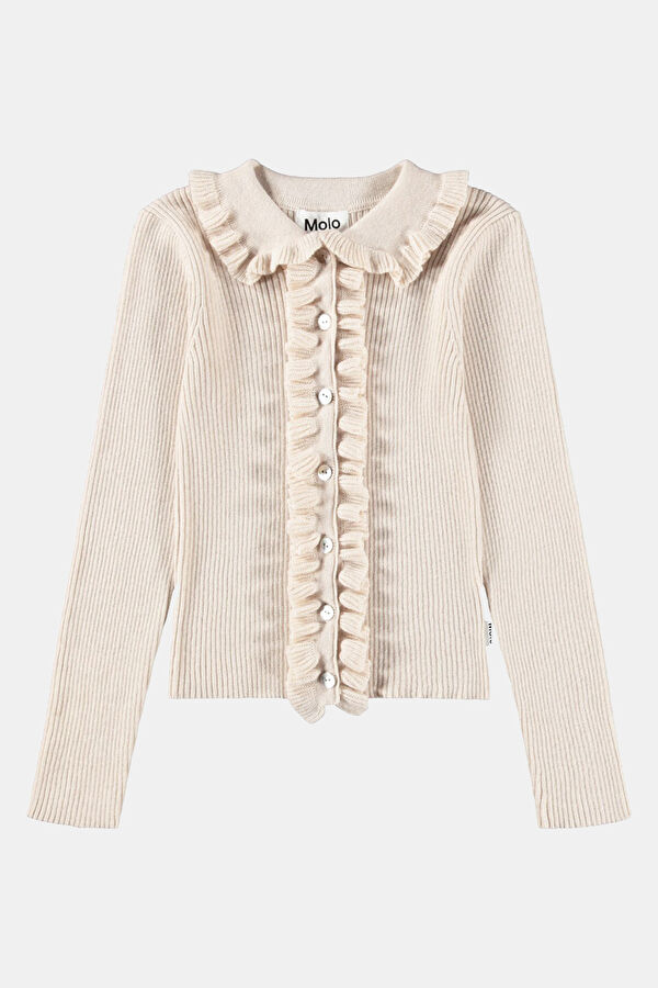 Gamora Cream Wool Cardigan
