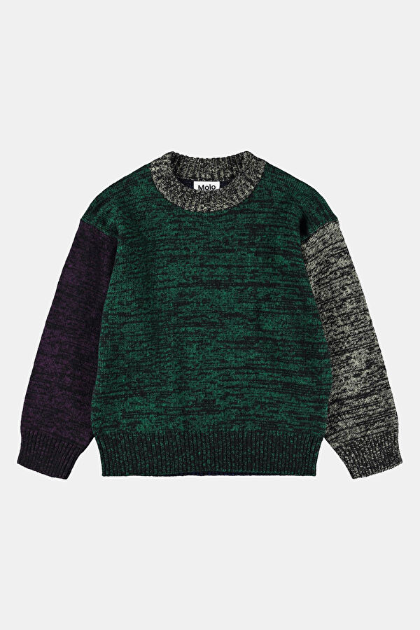 Brian Khaki Patterned Sweater