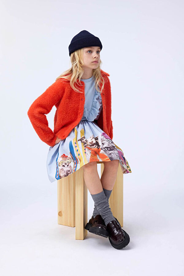 Orange Buttoned Jacket 2