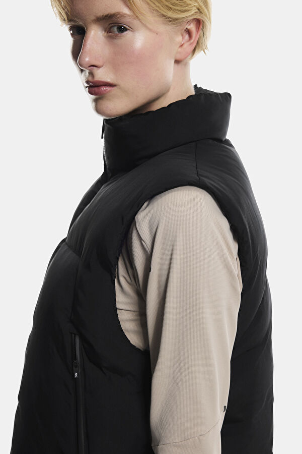 All-Day Puffer Siyah Kadın Yelek 9