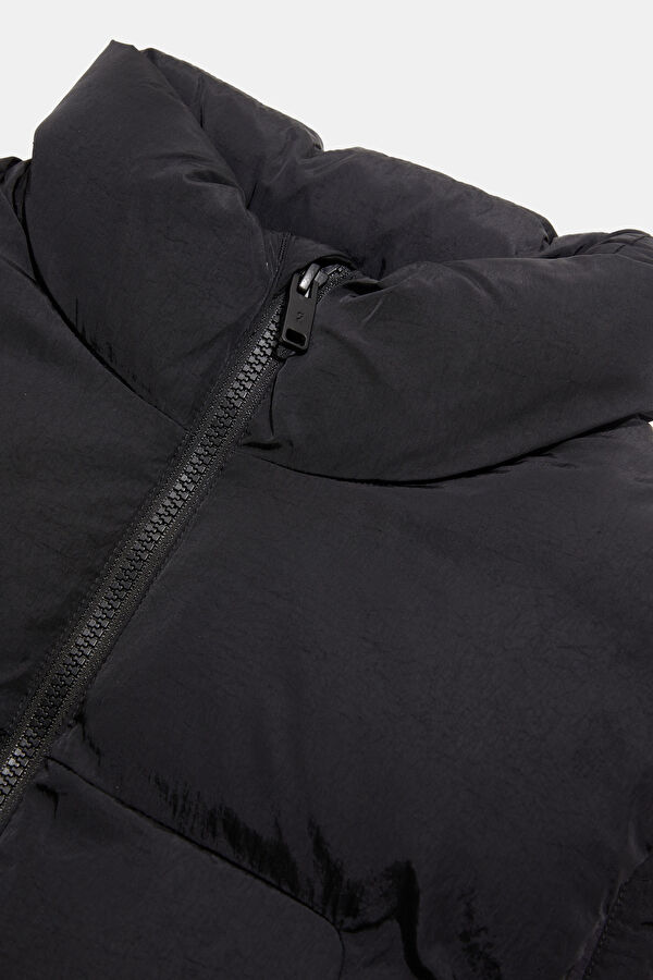 All-Day Puffer Siyah Kadın Yelek 4