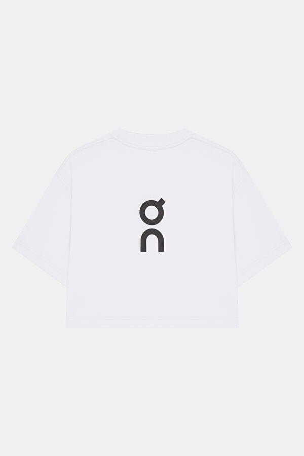 Club Boxy-T Beyaz O Yaka Kadın T-Shirt 2