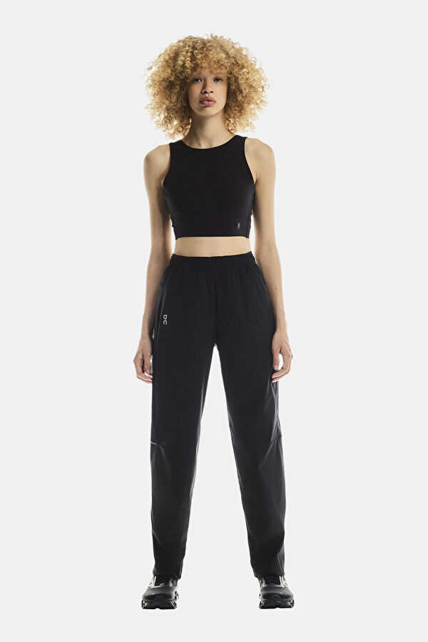 All-Day Siyah Bol Paça Spor Kadın Pantolon 3