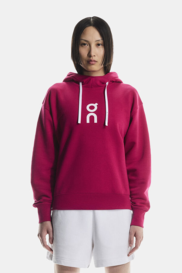 Club Fuşya Kapuşonlu Kadın Sweatshirt 2