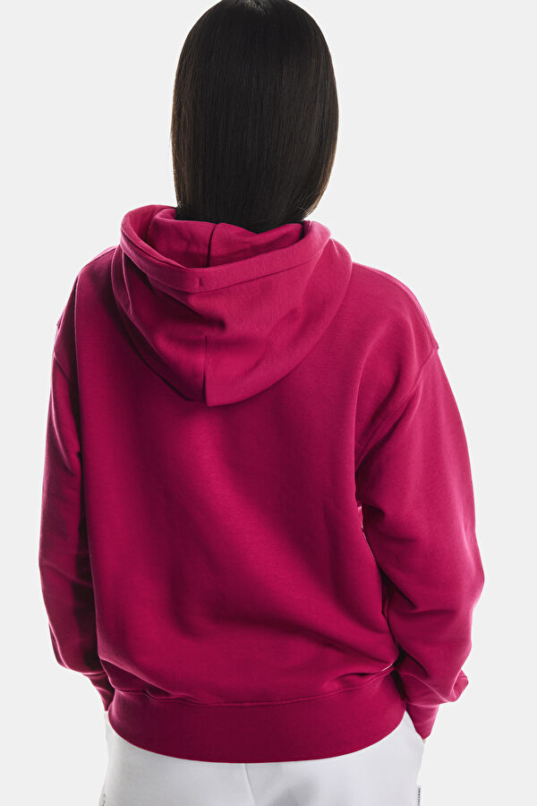 Club Fuşya Kapuşonlu Kadın Sweatshirt 3