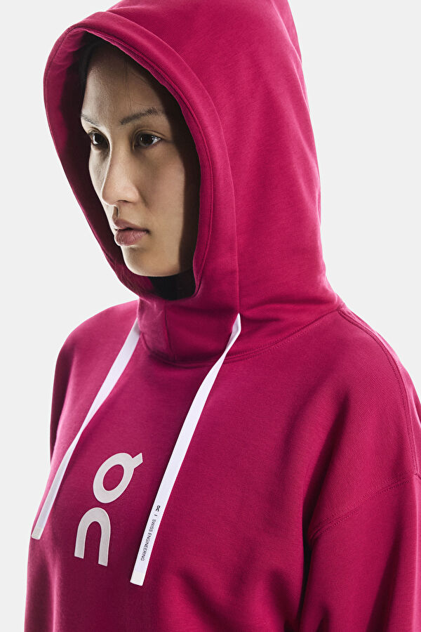 Club Fuşya Kapuşonlu Kadın Sweatshirt 4