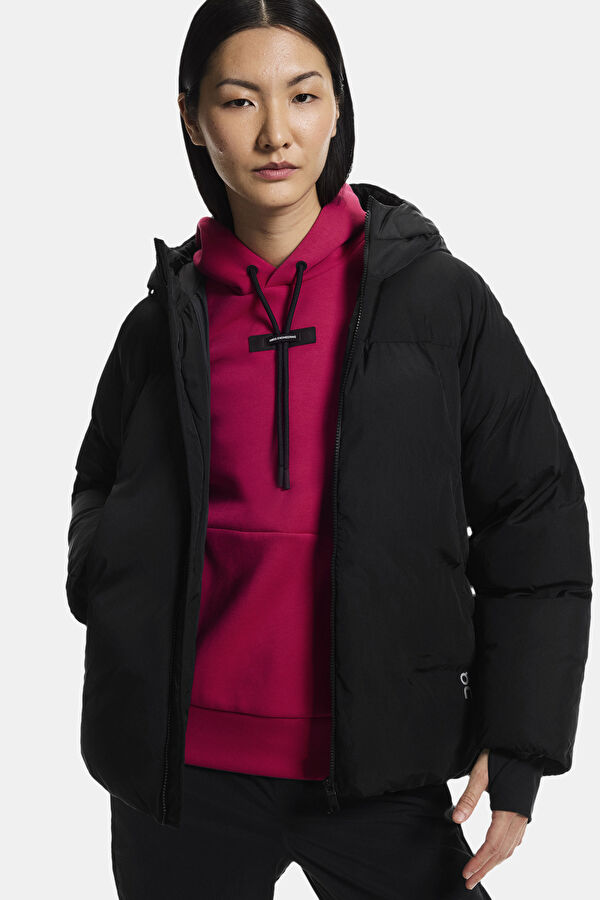 All-Day Puffer Siyah Kadın Mont 7