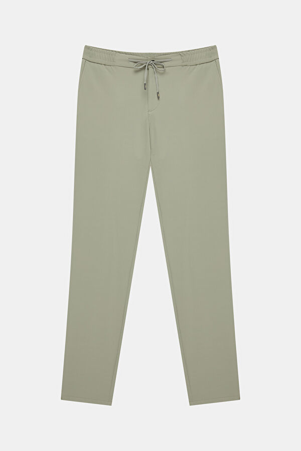 Relax Kalıp Bej Tapered Fit Erkek Pantolon