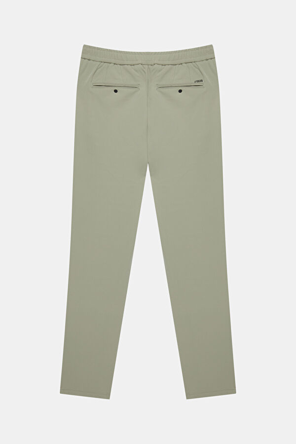 Relax Kalıp Bej Tapered Fit Erkek Pantolon 2