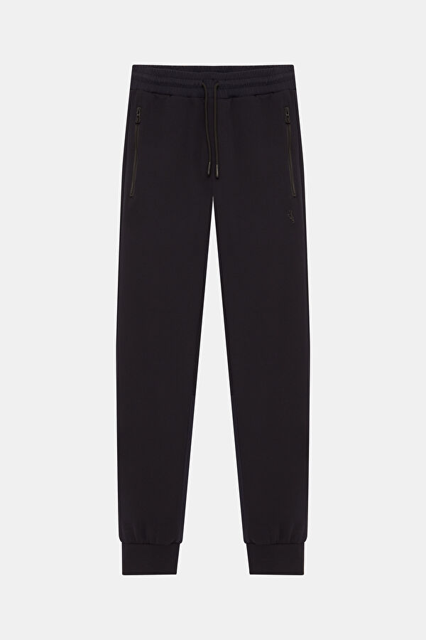 Relax Fit Navy Jogger Men's Trousers