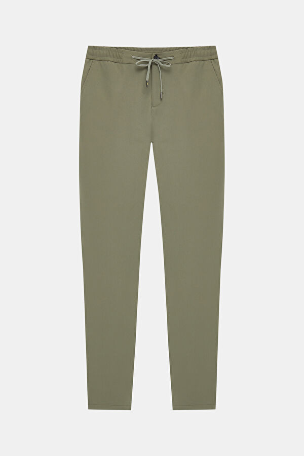 Relax Kalıp Haki Tapered Fit Erkek Pantolon