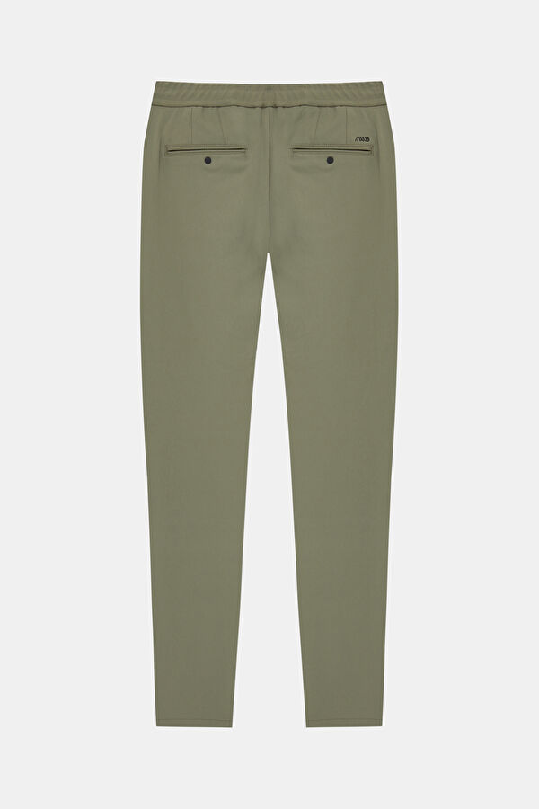 Relax Fit Khaki Tapered Fit Men's Trousers 2