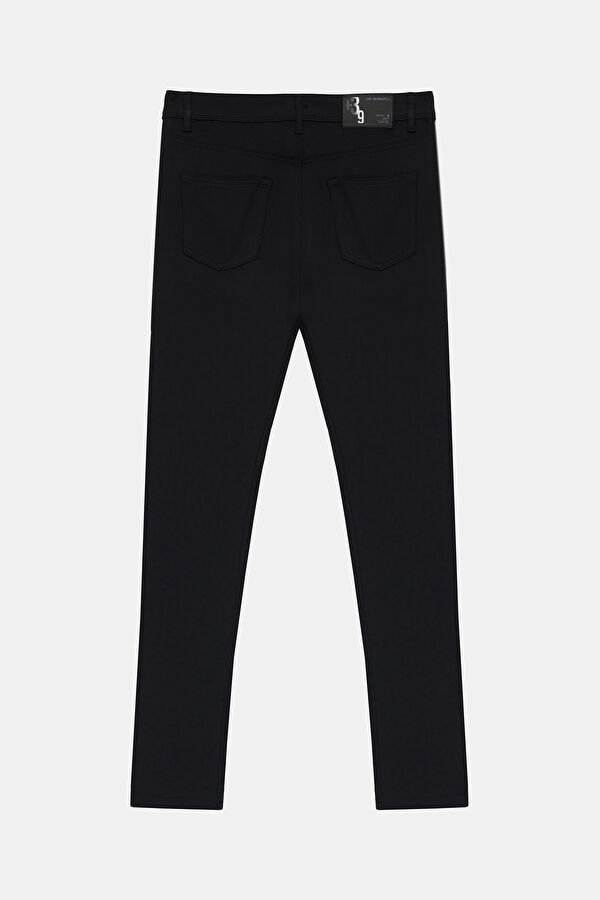 Relax Fit Black Slim Fit Men's Trousers 2