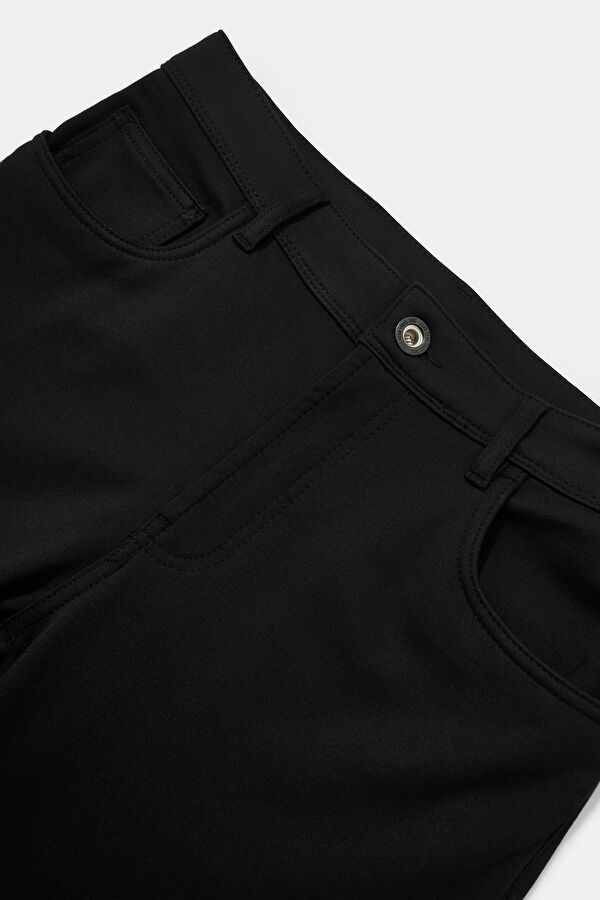 Relax Fit Black Slim Fit Men's Trousers 3