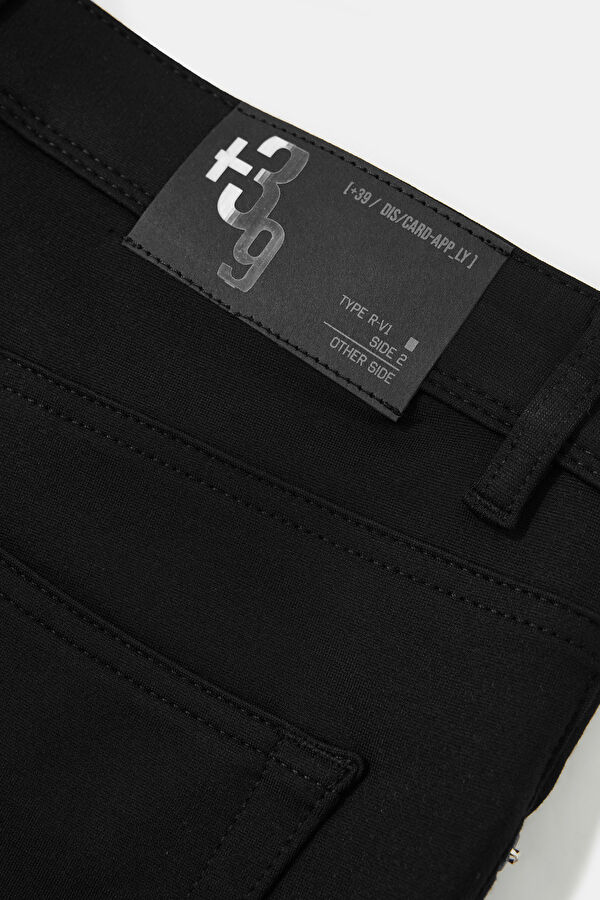 Relax Fit Black Slim Fit Men's Trousers 4