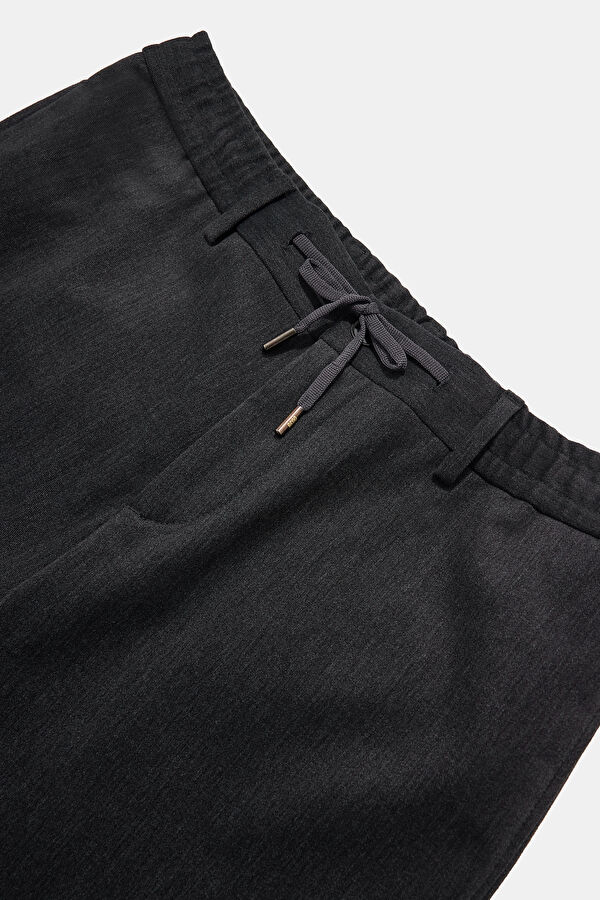Relax Fit Anthracite Tapered Fit Men's Trousers 3