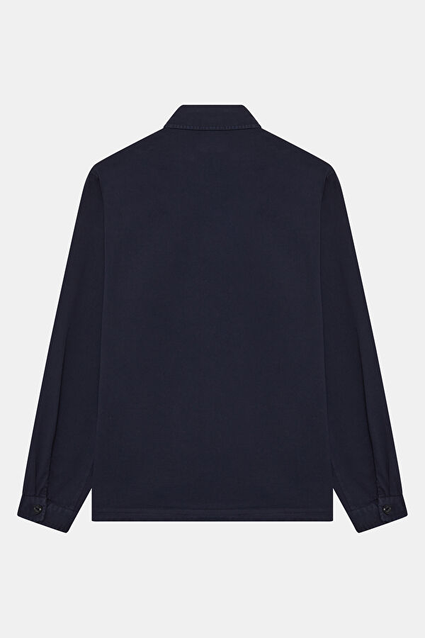 Navy Buttoned Men's Jacket 2