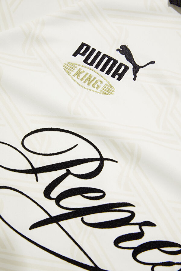 X Represent Relax Fit White V-Neck Printed T-Shirt 7