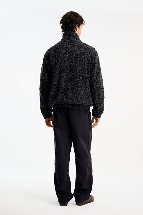 Erkek Adıdas Faux Mohair Classic Track Top Siyah Ceket