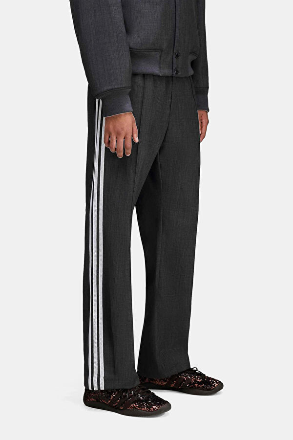 X Wales Bonner Wool Antrasit Wide Leg Erkek Pantolon 4