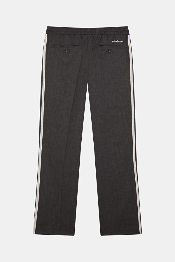 X Wales Bonner Wool Antrasit Wide Leg Erkek Pantolon 5