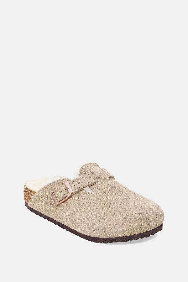 Boston Vl Shearling Vizon Çocuk Terlik 2